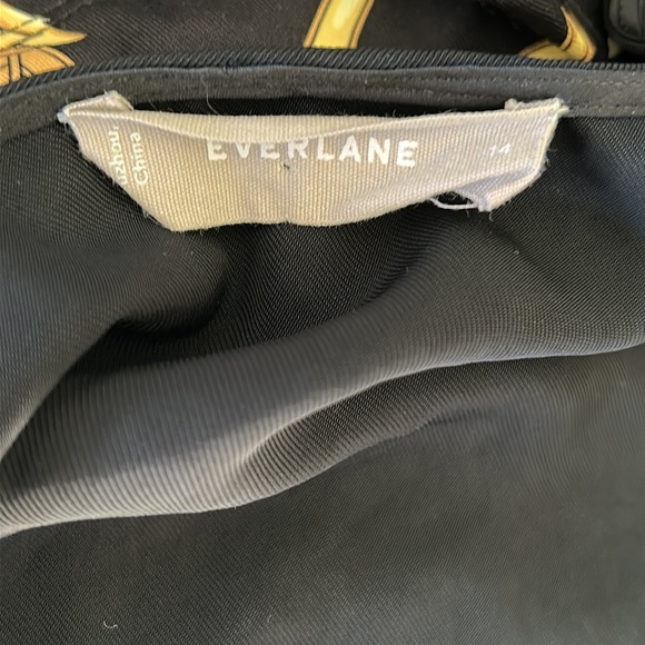 Everlane The Japanese GoWeave Black Wrap Tank Midi Dress - 14 - Picture 11 of 13